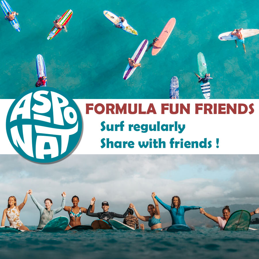 Surf lessons with friends at Le Porge